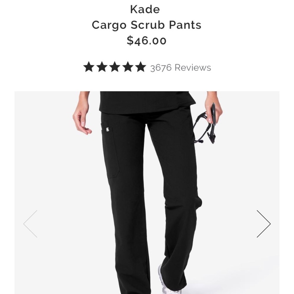 NWT Fig cargo scrubs